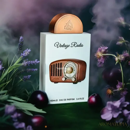 Lattafa Vintage Radio — decant de 5 ml y 10 ml en Aromatopia